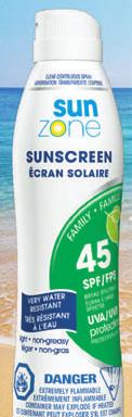 Sunscreen and Sun Care product line was designed with the retail environment and consumer in mind.