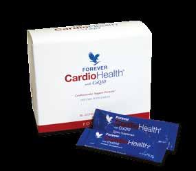 Besides CoQ10, which is known to help with the basic functioning of cells, Forever CardioHealth provides B vitamins, folic acid and herbal extracts, which support the cardiovascular system.