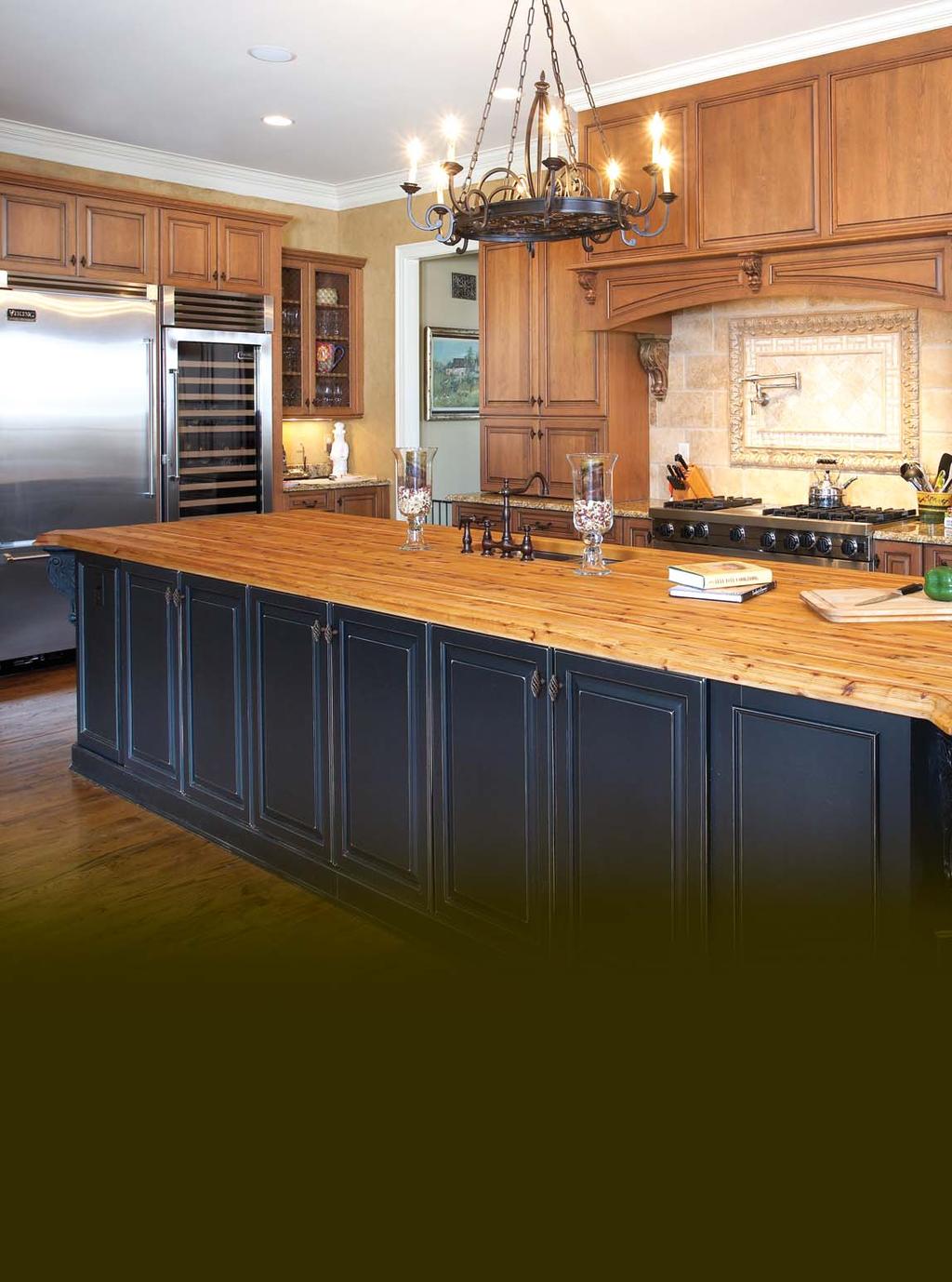 Featured here is a classic kitchen.