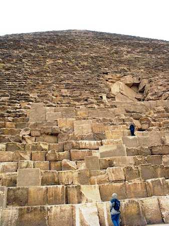 The shape of a pyramid was a solar reference. A place of regeneration for the deceased ruler.