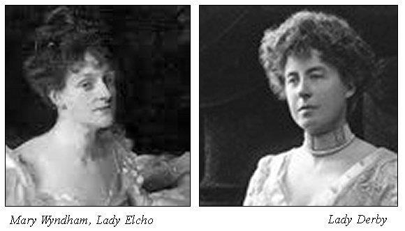 Lady Elcho was born Mary Wyndham, the daughter of Percy Wyndham, of Clouds her father, brother George and husband were all of the group: see Index for Percy and George Wyndham.