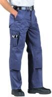 Each 820-- 823-- s 28-48 Reg and Tall S085 York Trousers 2 side pockets 1 jetted hip pocket with button Zip fly Hook and bar fastening Sewn in crease Tradeguard 300-65% Polyester / 35% Cotton Reg