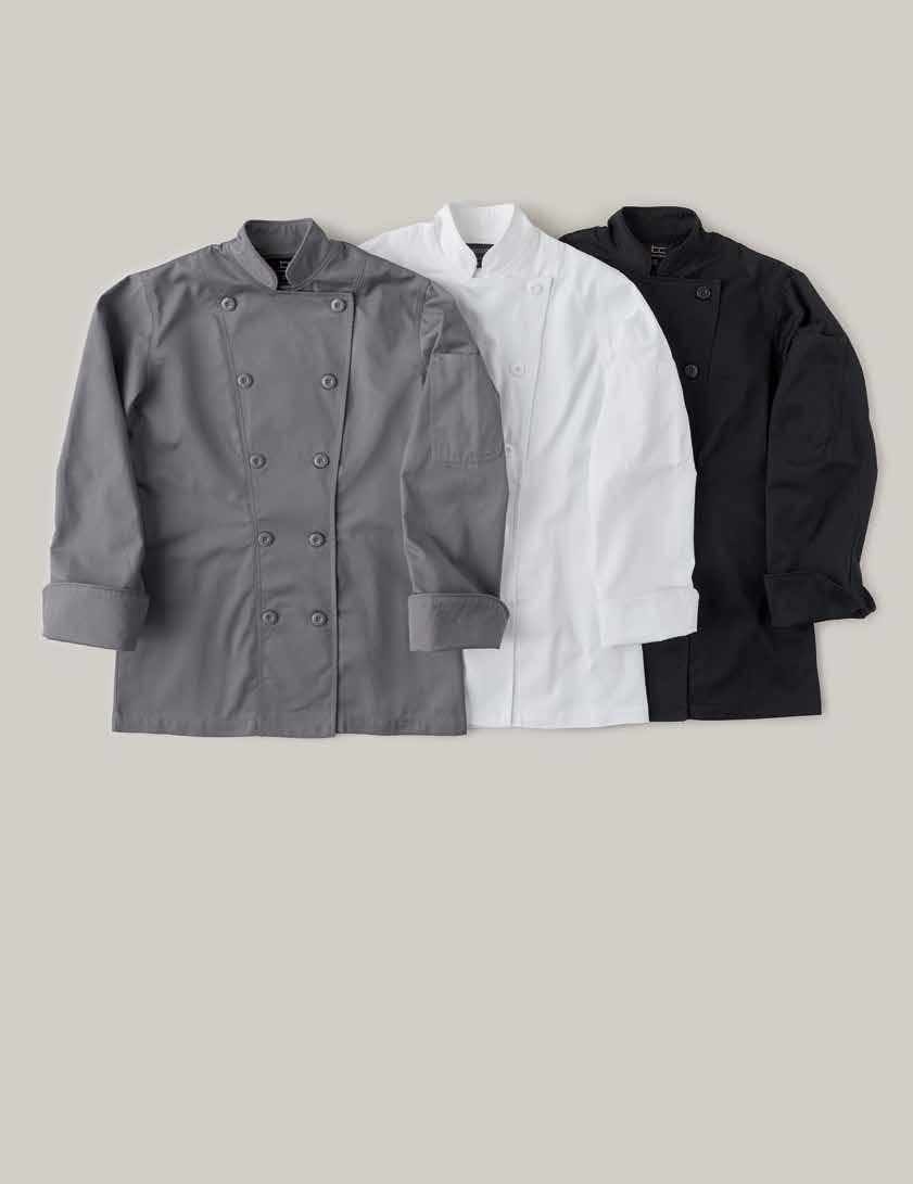 gusto miso GUSTO BIB APRON Adjustable neck, slim waist ties, 65% polyester, 35% cotton, washable. grey. One size (622) $13.95 ea.