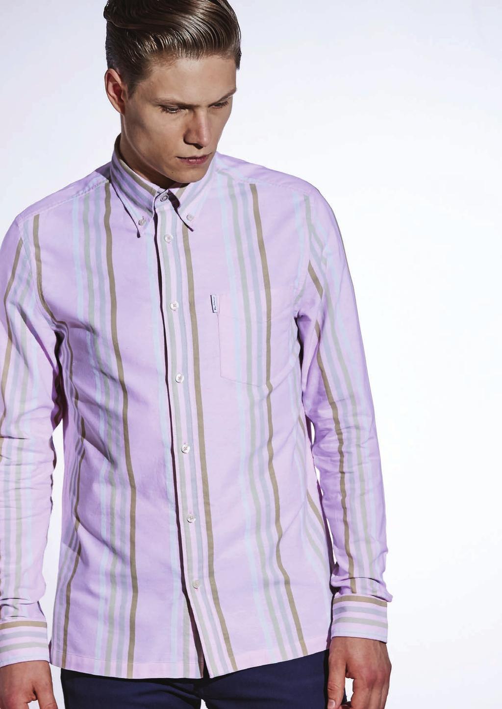 THE ARCHIVE SHIRT COLLECTION 70s Gingham A collection of limited edition shirts from the archives 80s TARTAN In 1963, Ben Sherman redefined the shirt, taking it