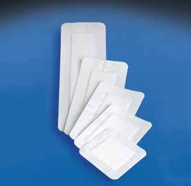in place of gauze and tape when more absorbency is needed Can be cut for odd shaped wounds Primary or secondary dressing non-adherent dressing Product # Size Qty/Bx Qty/Cs 46-011 2 x 2 25 200 46-012