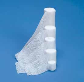 24 COVERING ALL YOUR WOUND CARE NEEDS conforming bandage apex conforming bandage Low linting, one-ply, rayon/polyester blend Clings to itself Conforms easily to body contours Maintains conformability