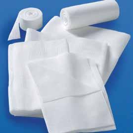 28 COVERING ALL YOUR WOUND CARE NEEDS burn gauze gauze pads, rolls & sheets burn gauze An extensive gauze line of several hundred products that includes pads, rolls, sheets and bias stockinette One