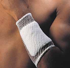 30 COVERING ALL YOUR WOUND CARE NEEDS tubular elastic bandage stretch net tubular elastic bandage Tubular elastic retention bandage that holds dressings in place without tape Allows easy wound