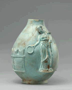3 101. Wine Jug with Berenike II Greek (Ptolemaic), 243-221 BC Object: H: 22.2 Diam. (body): 14 cm (8 3/4 5 1/2 in.) The J. Paul Getty Museum, Villa Collection, Malibu, California 6.AI.