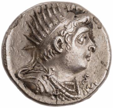 Unknown Coin with Ptolemy VIII Euergetes (Benefactor) II, 138-137 BC Silver didrachm Object: Diam.: 2 cm, 0.