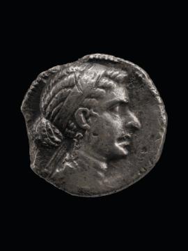Unknown Coin with Cleopatra VII, 4 BC Silver tetradrachm Object: D: 0.2 Diam.: 2.7 cm, 0.013 kg (1/16 1 1/16 in., 0.0287 lb.
