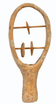 11. Unknown Sistrum, 2000-100 BC Object: H: 1.8 W: 7.6 cm (11/16 3 in.