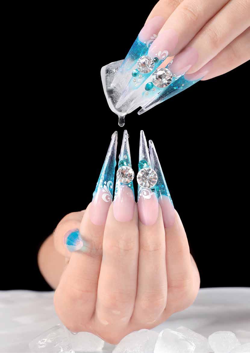 PROMOTIONAL MATERIAL ASTONISHING NAILS CRYSTAL SET This limited edition set is especially designed with a rhinestone handle to add a little pizzazz to your life as a nail tech!
