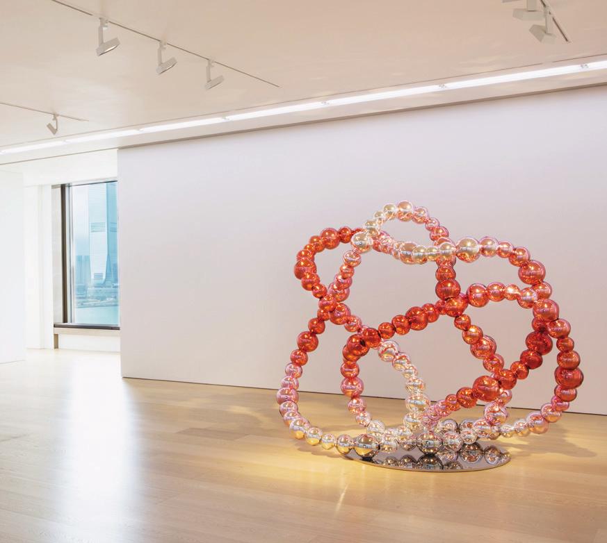 BEADED BEAUTY The Monumental Sculptors exhibition by Jean-Michel Othoniel, at Galerie Perrotin Hong Kong, in 2014.