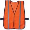 ANSI-compliant polyester solid front and 3.3 oz. mesh back Zipper closure 2" Level 2 ANSI-compliant reflective material Two inside pockets; two outside pockets HV020 Non-Certified Vests 2.6 oz.