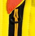 Spandex, Soft Shell with Brushed Fleece, Bonded Lining, 310gsm, 100% Polyester, Mesh Lining Yellow/Navy