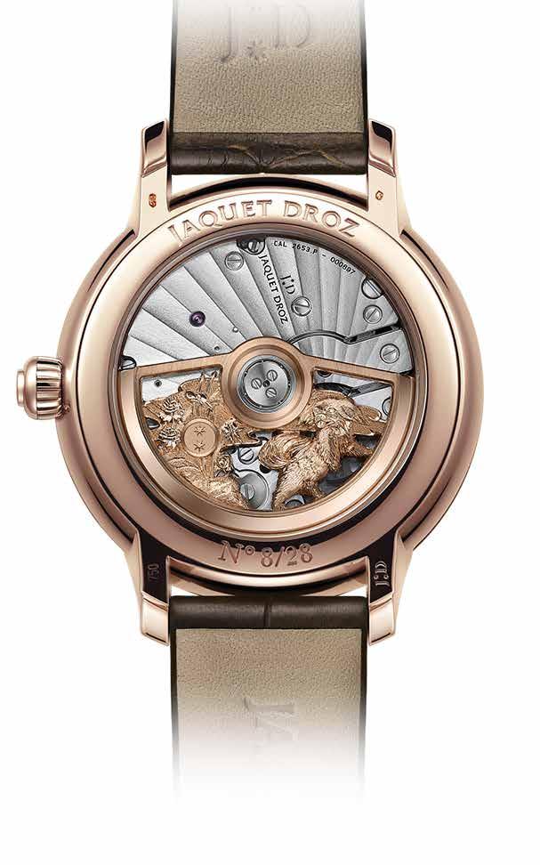 selfwinding mechanical movement; power reserve of 68 hours, diameter 39mm; limited edition of 28; Collection les Ateliers  As a