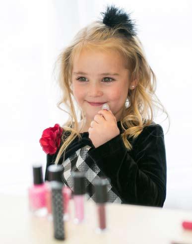 Not only is this lipstick the perfect shade of pink, it s fun for little hands to twist up and down and glide across lips just like mommy.