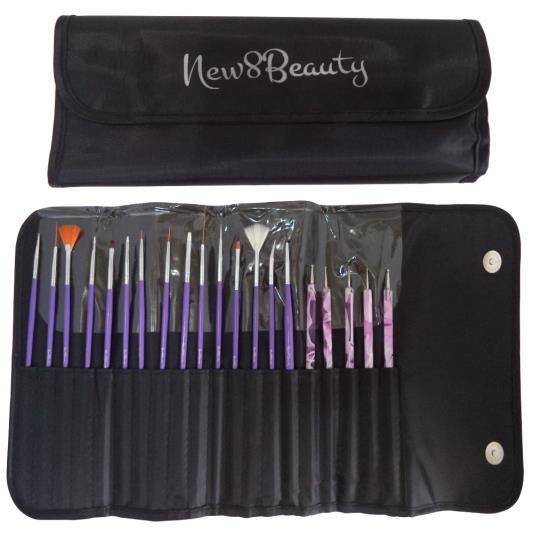 Chapter 2: How to Use New8Beauty Nail Art Brush Set First of all, let s start with the things that you will require