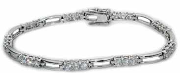 and marquee brilliant cut CZs WB065/1800 Bracelet with Tiffany