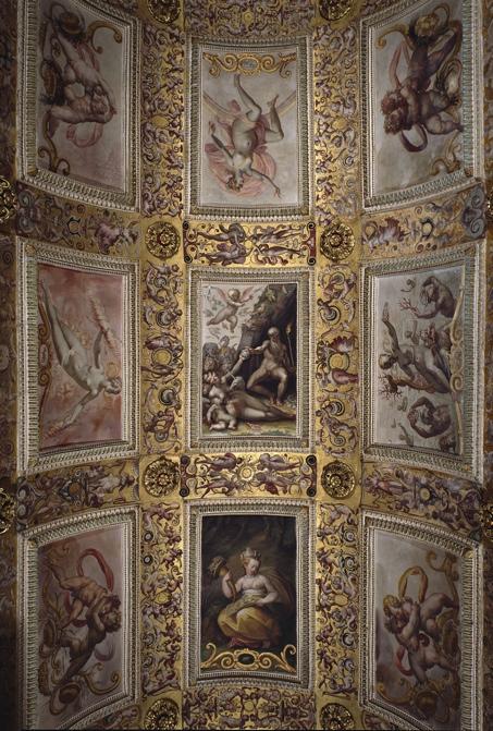 Image Appendix 1. Ceiling at the Palazzo Vecchio of a secret room called Studiolo di Francesco.