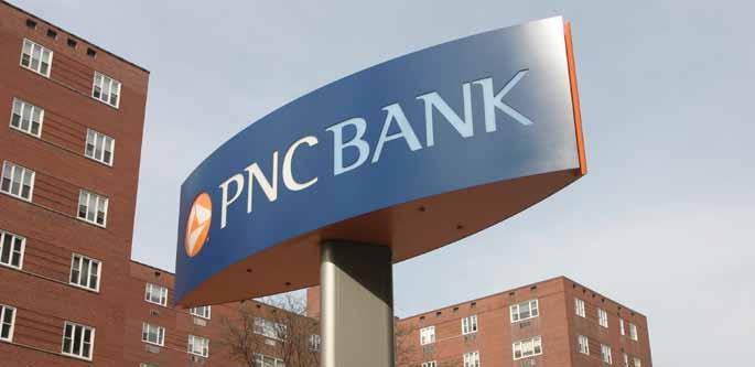 Sign Conversion Experience PNC Bank Bunting surveyed, fabricated and installed new signage in the MidWest