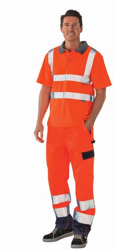 High Visibility Polo Shirt 2-colour Exceptionally bright This PLANAM High Visibility