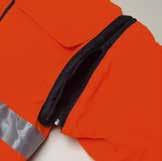 jacket can quickly be turned into a practical vest.
