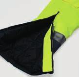 breathable waterproof windproof padded zip on the lower leg 2 patch front