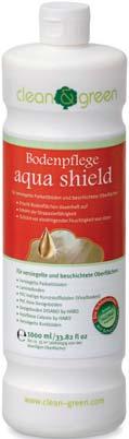 clean & green EASY, NATURAL FLOOR CARE AQUA SHIELD aqua shield the beauty treatment for varnished and