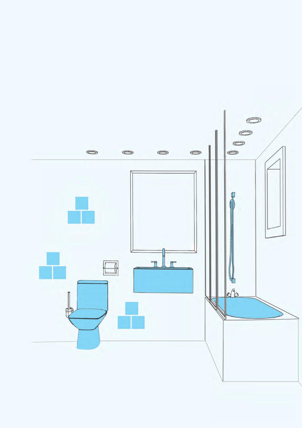 The Bathroom Tiles Clean wall tiles with a regular solution of soda crystals or use Liquid Soda Crystals to leave them clean and sparkling.