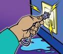 Electrical Safety Never use a long extension cord to plug in an electrical device Do not plug in two many different