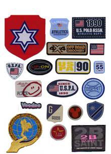 EMBROIDERY & SCREEN PRINT & LABELS Emblems, Patches, Logos, Corporate Identities etc. for your headwear 1.