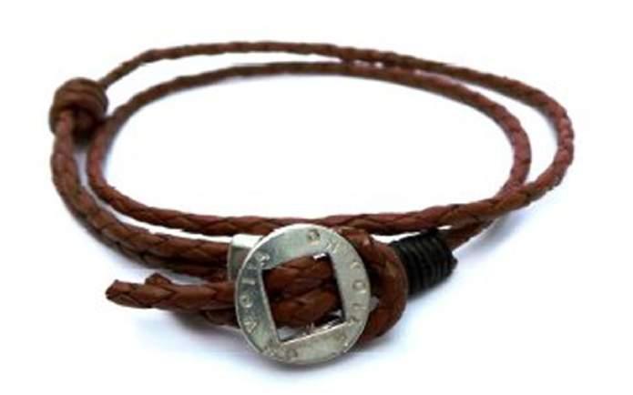 Jewellery WILLIAM Button braided leather