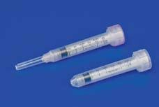 17 Monoject Standard Needles & Syringes latex free SoftPack 3mL Syringes - Sterile Soft pack packaging Bold graduations: 0.