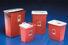 41 SharpSafety Large Volume Sharps Containers 8930SA 8980 8938 8997 8998S 8936SA Large Volume Containers with Sliding, Hinged, and Sealing Gasket Lid Adjustable