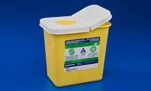 45 Trace Chemotherapy Sharps Containers ChemoSafety Containers with Sliding Lid or Hinged Lid For the disposal of trace chemotherapy waste.