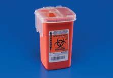 A variety of container sizes and openings allow for disposal of other sharps such as