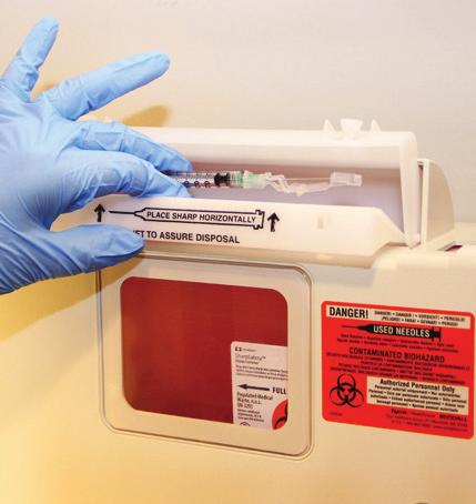 INSTRUCTIONS FOR DISPOSING OF SHARPS Improper disposal of syringes, needles, and other sharp objects can pose a health risk and damage the environment.
