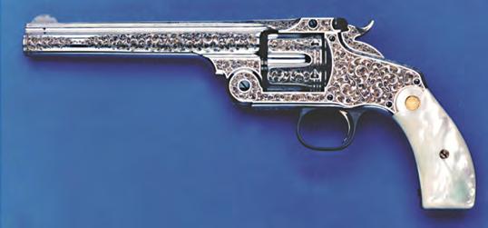 Smith & Wesson published a price list for fancy decorated revolvers and single-shot pistols exhibited at the fair.