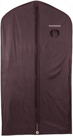 and a rear slit to allow a longer stride. Comes with a practical garment bag.