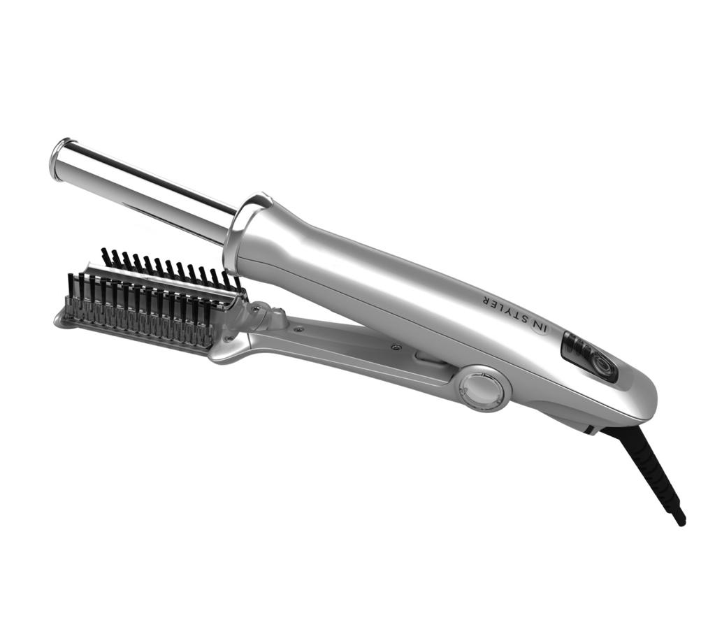 ¾ in. (19mm) InStyler Wet to Dry Rotating Iron Features ¾ in.