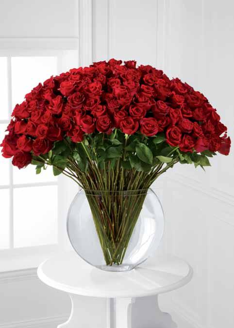 the ftd luxury collection fresh indulgence Take their breath away with this dramatic bouquet of 100 Freedom roses.