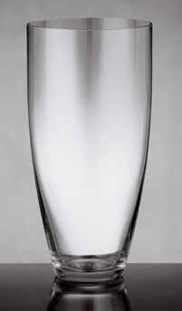 33 ea.) QW LUX-10 footed glass Vase 9" dia. x 16"h. $40.