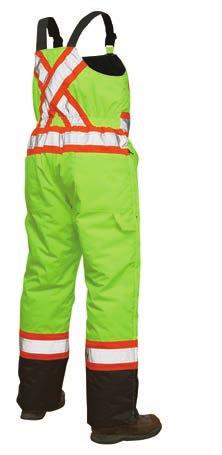 FALL / WINTER FLYER Cold Weather Lime 21097 Medium 21098 Large 21099 X-Large Orange 21102 Medium 21103 Large 21104 XL 21105 2XL 21106 3XL High-Vis Insulated Bib Overall This apparel provides you with