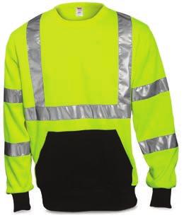 Cold Weather FALL / WINTER FLYER Class 3 High-Visibility Hoodie Lime With bright polyester sweatshirts your workforce will not only stand out, but also stay warm, when working in brisk outdoor