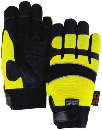 Gloves feature a Heatlock lining for added warmth.
