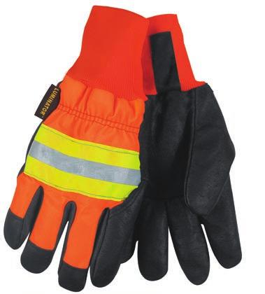 heavy-duty work environments. Cowhide is the most common type of leather glove. The advantages of Cowhide include comfort, durability, excellent abrasion resistance and breathability.