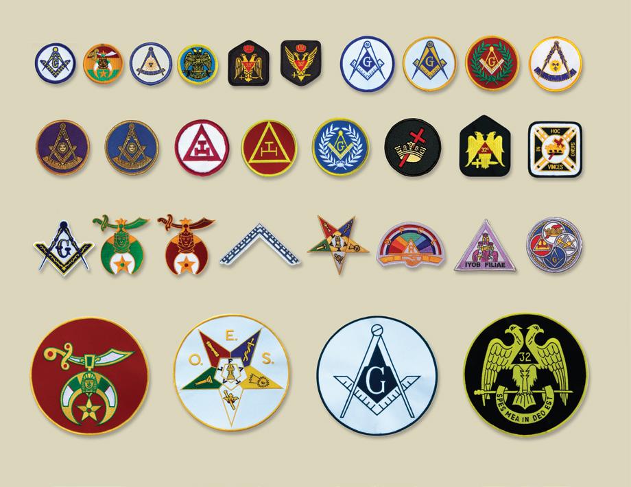 FRATERNAL CAPS Stock Colors: -Navy, Royal, Light Blue, Red, Black, White, and Camo Choice of Emblems: -, Shrine, KT, Consistory, O.E.S. and others A.