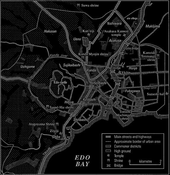 During this extended period, under Tokugawa, when shitamachi referred to the centre of Edo, that there was a large degree of conflation between shitamachi and Edo in reference not only to the city